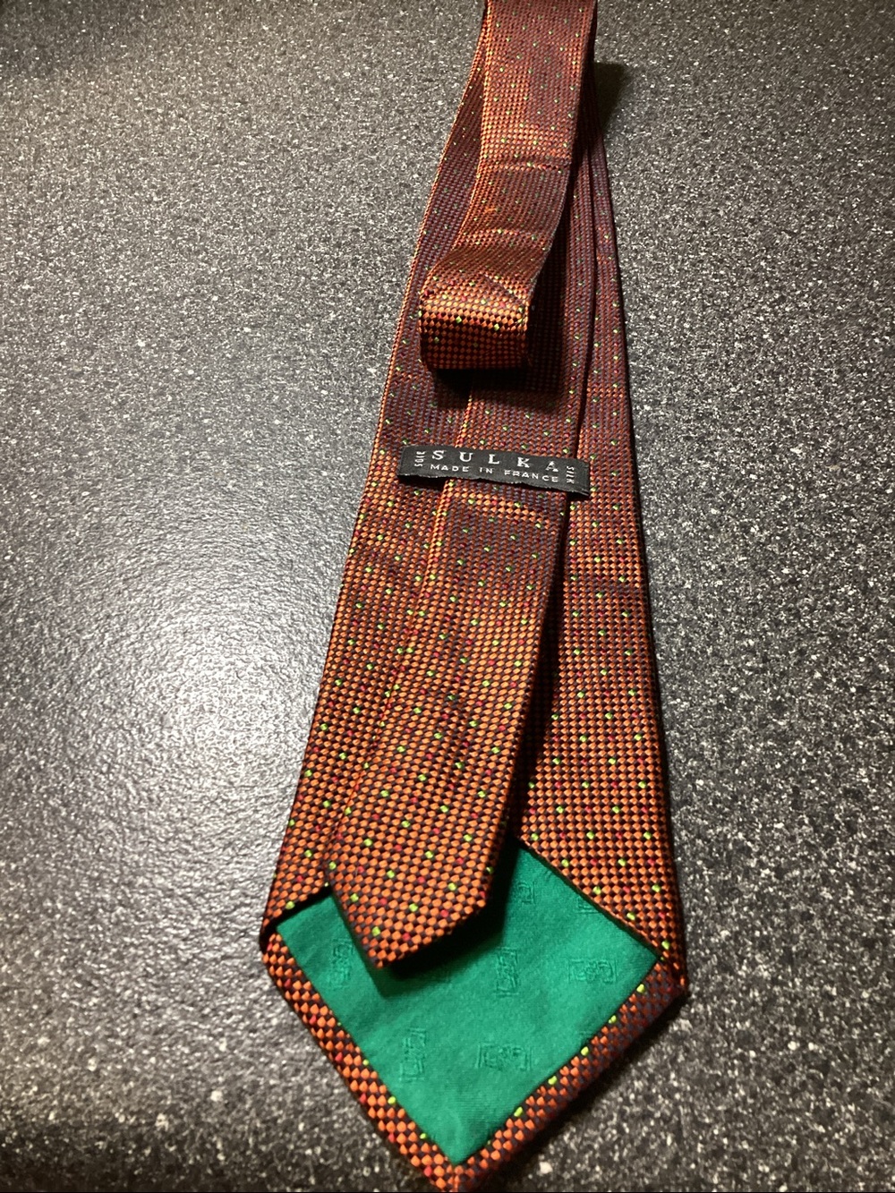 Vintage Sulka Silk Tie - Picture 12 of 13